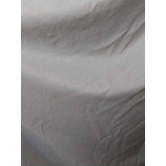 Tommy Hilfiger Standard shower curtain art geo pattern deco white & tan 72"x72" - Picture 7 of 7